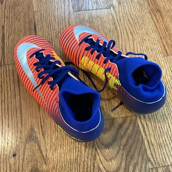 Boy’s Nike Mercurial Vapor Superfly 5 DF FG ACC Soccer Cleats. Size 2.5Y. - Picture 11 of 13